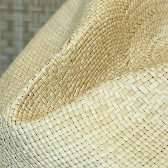 🌟2xHP🌟Sensi Studio Wide Brim Panama Hat Ecuadorian Straw Neon Orange Fuchsia - Picture 12 of 13